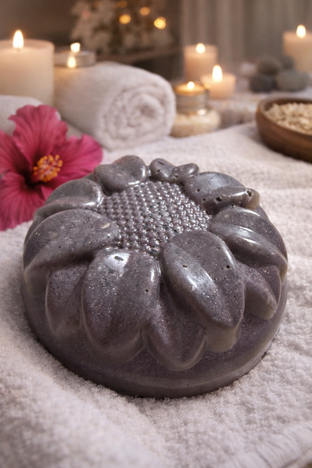 Hibiscus Oatmeal Goat Milk Soap